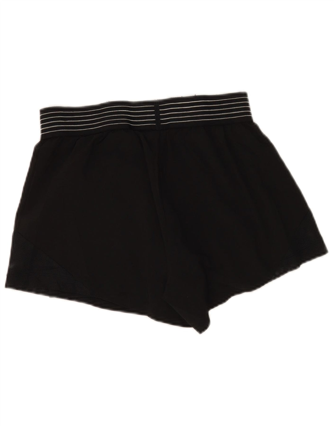 Pantaloni scurți sport Nike Dri Fit pentru femei UK 8 Small Negru Poliester