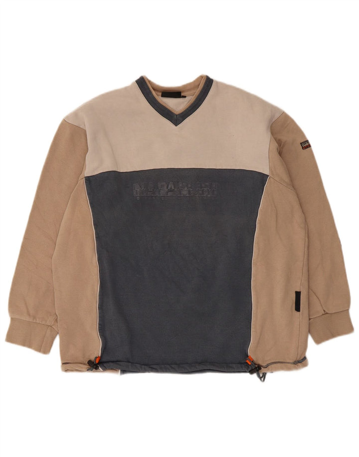 Pulover grafic pentru bărbați Napapijri XS, multicolor, color block