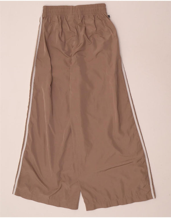 Pantaloni de trening Adidas pentru femei cu picioare largi UK 8/10 Small Beige