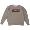 Pulover cu grafică Levi's pentru bărbați, gri mediu cu pete