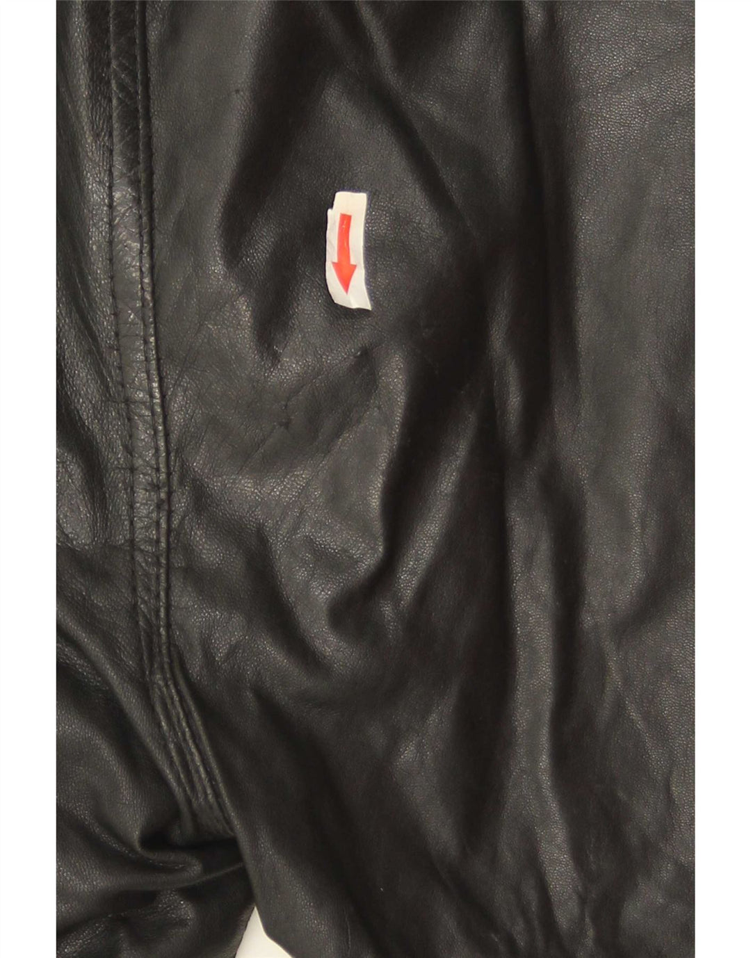 Pantaloni subțiri din piele pentru femei Golden Leaf L26 L28 Negru