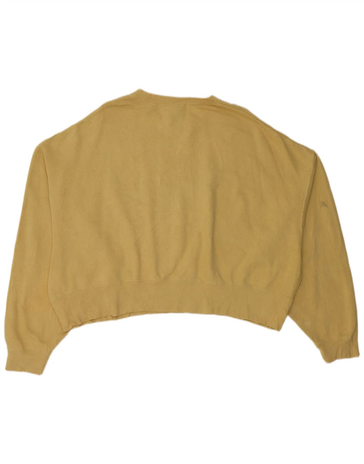 Pulover NIKE Crop Oversized pentru femei UK 14 Bumbac kaki mediu