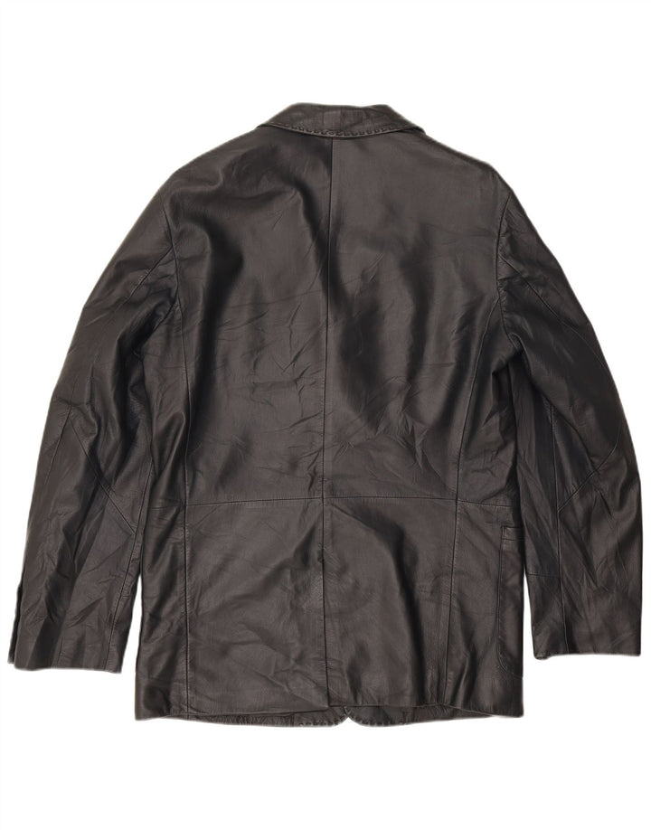 Blazer Vintage pentru bărbați cu 3 nasturi, UK 38 Medium Black