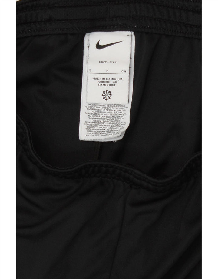 Pantaloni scurți sport Nike Dri Fit pentru bărbați UK 10, poliester negru mic