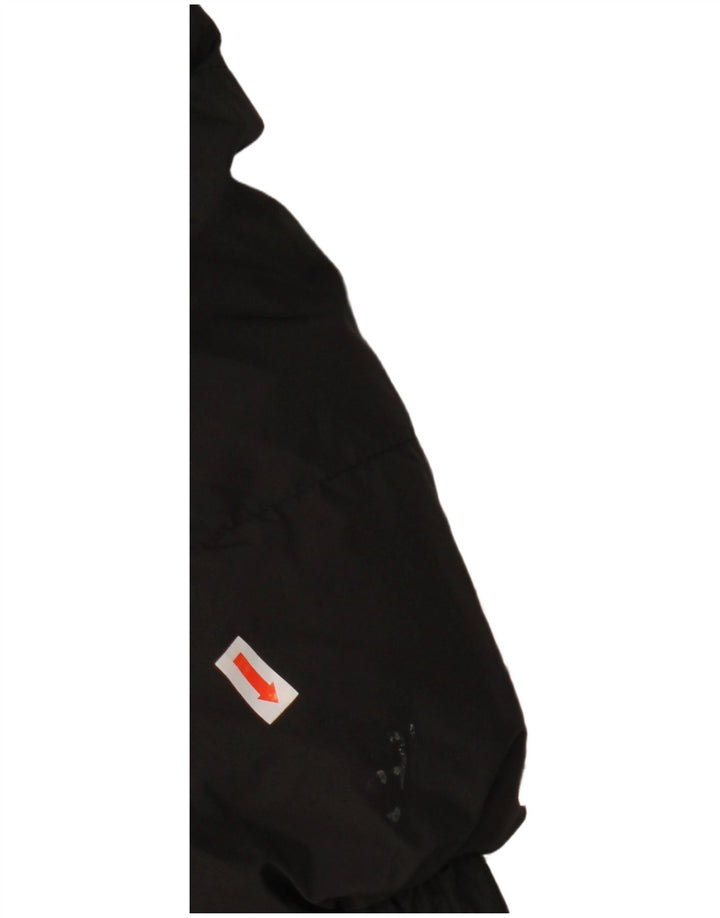 Jachetă căptușită cu glugă Superdry pentru femei UK 16, mare, negru, poliester