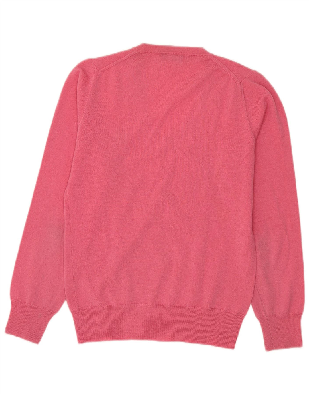 Pulover cu decolteu în V Fred Perry pentru femei UK 12 Roz mediu