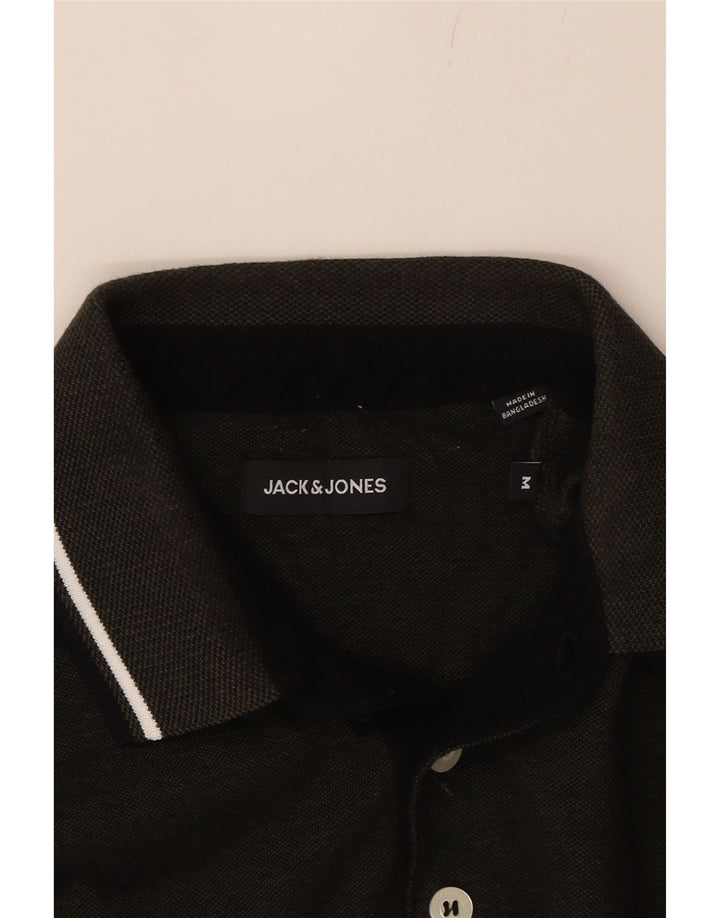 JACK & JONES Mens Polo Shirt Medium Green Cotton Vintage Jack & Jones and Second-Hand Jack & Jones from Messina Hembry 