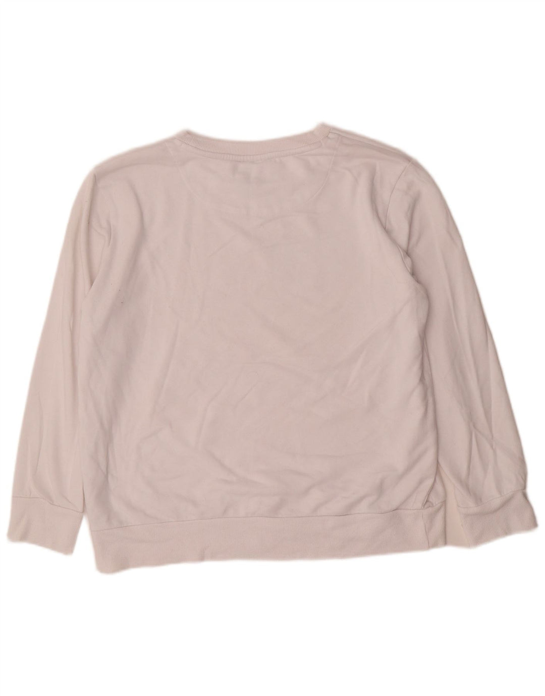 Dkny Pulover cu grafic pentru femei UK 14 Bumbac alb mediu