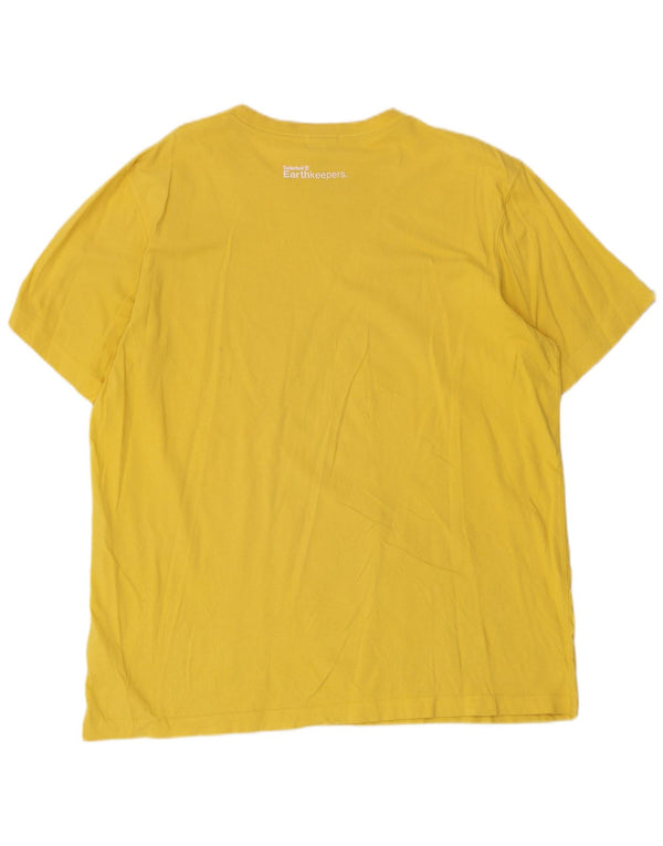Tricou grafic Timberland Earthkeepers pentru bărbați, cu croială normală, XL, galben