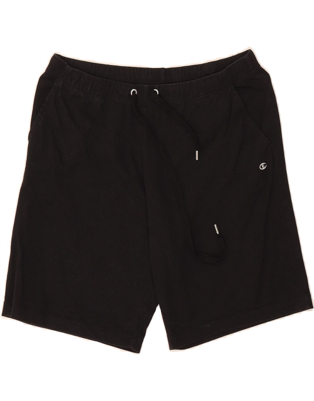 CHAMPION Mens Sport Shorts Medium  Black Cotton Vintage Champion and Second-Hand Champion from Messina Hembry 
