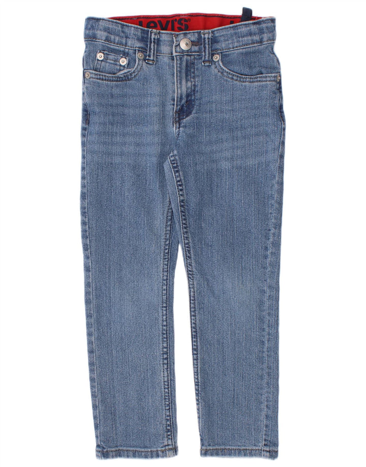 Levi's Boys 511 Slim Jeans 4-5 ani W22 L18 Blue Bumbac