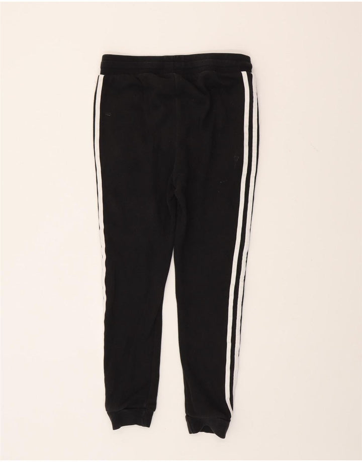 Pantaloni de trening ADIDAS baieti Joggeri 11-12 ani bumbac negru