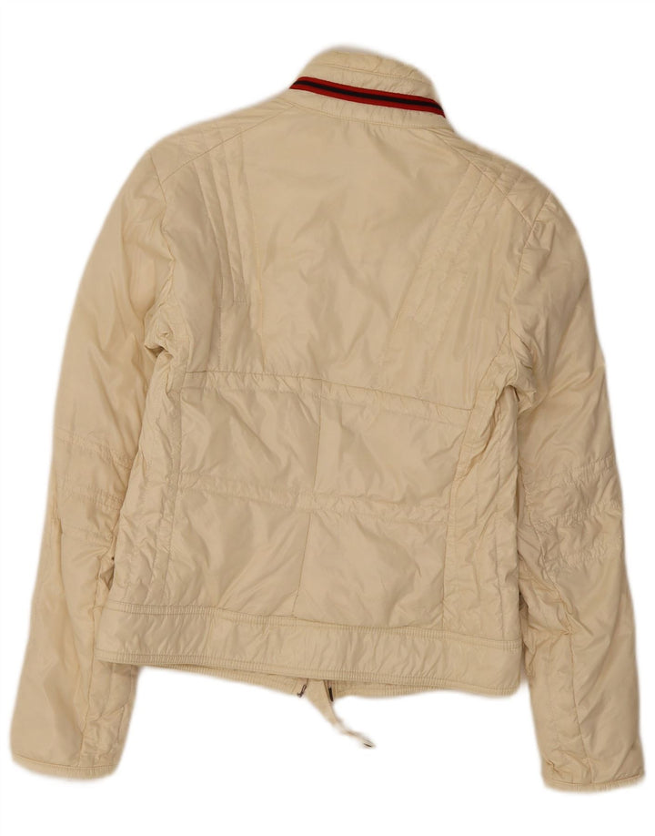 Jachetă Bomber Moncler pentru femei, mărimea 1, poliamidă alb închis
