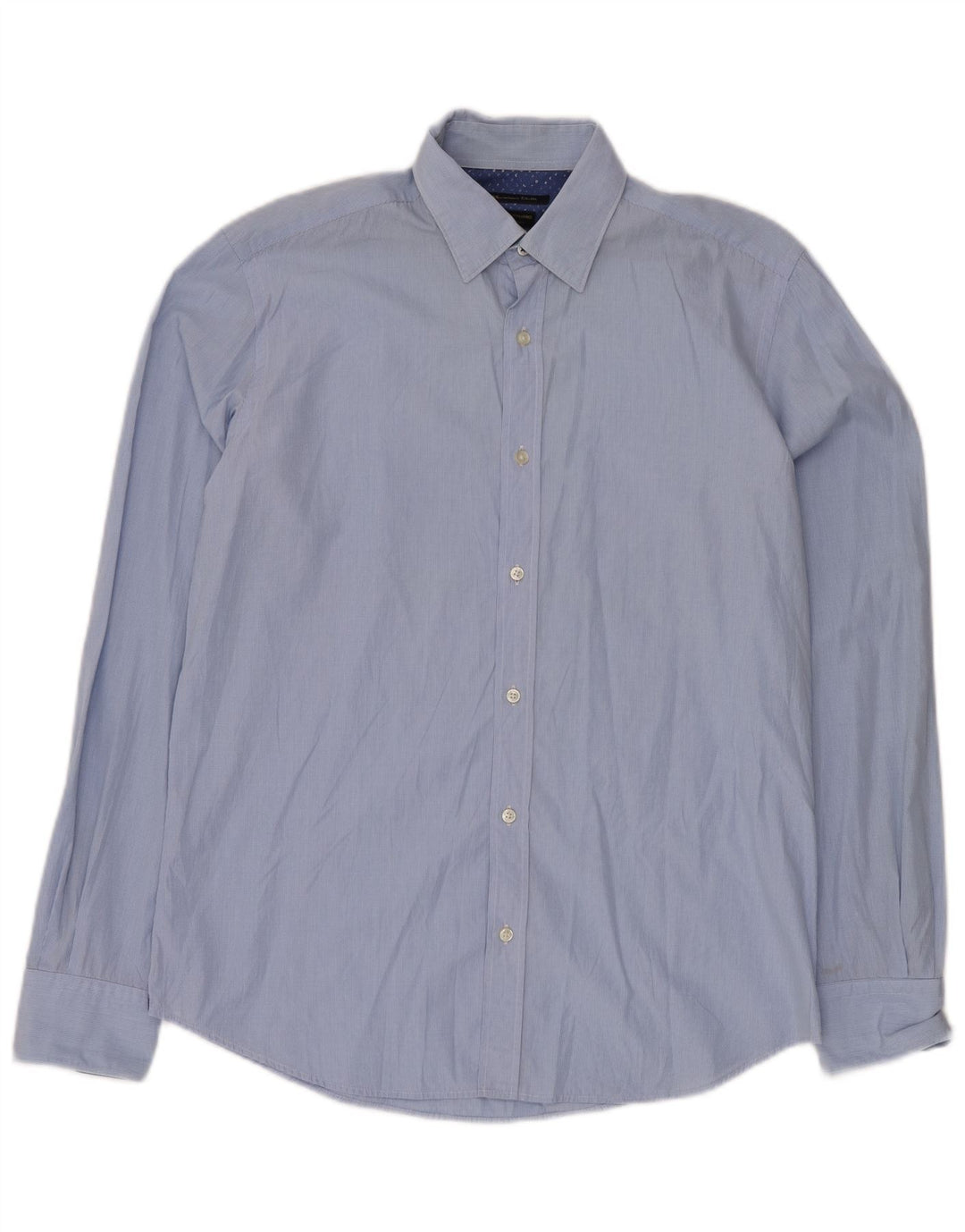 Cămașă pentru bărbați MASSIMO DUTTI Medium Blue Gingham