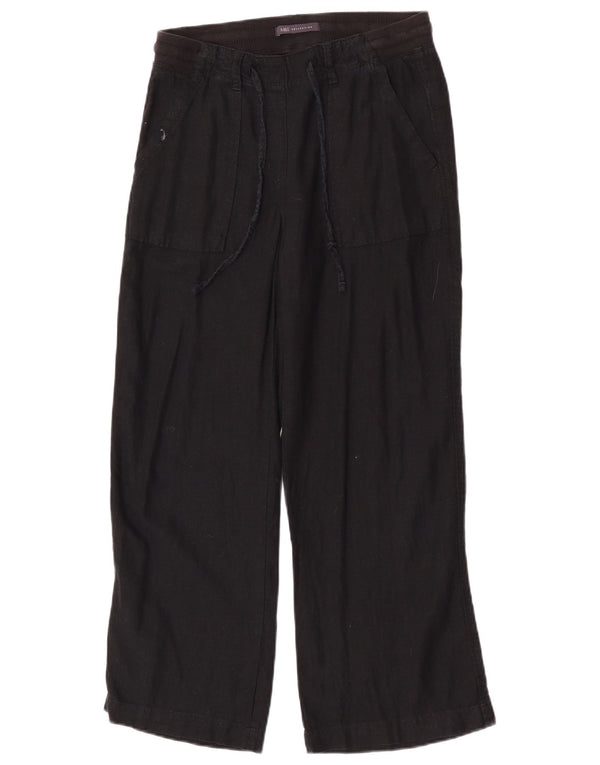 Marks & Spencer Pantaloni casual pentru femei cu picioare largi UK 8 Small W28 L27 Black