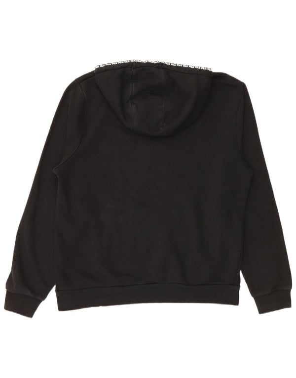 Pulover Fila pentru bărbați cu capota XL, negru, bumbac