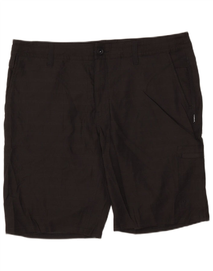 Pantaloni scurți cargo O'Neill pentru bărbați W36 poliester cu dungi negre mari