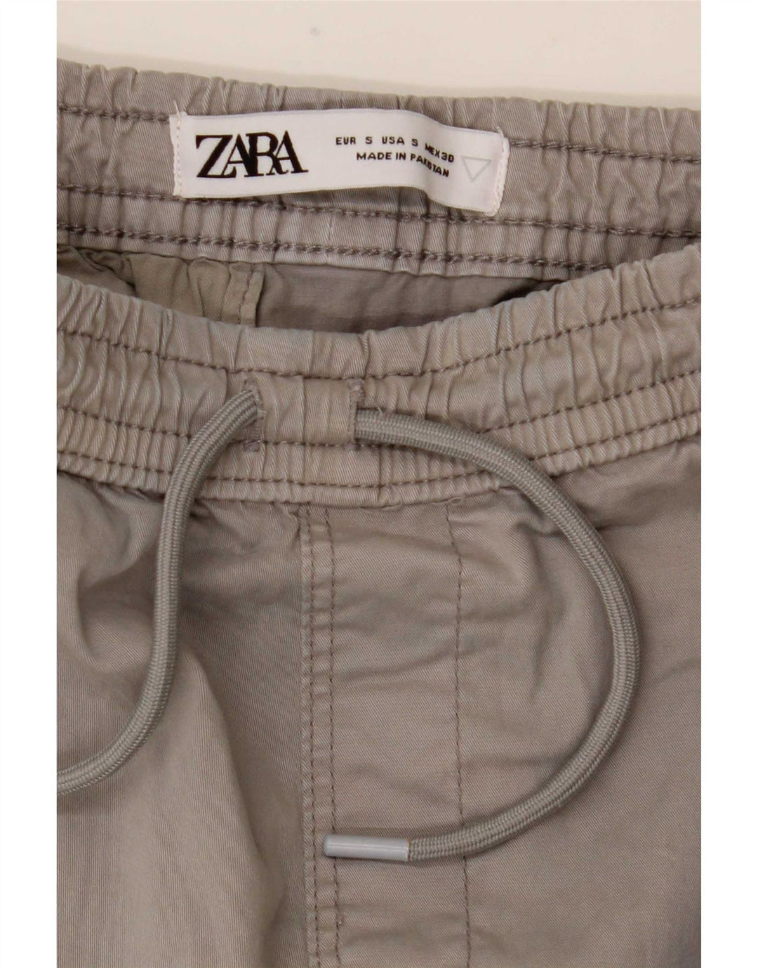 Pantaloni chino pentru bărbați Zara Joggeri Mici L27 L28 Gri