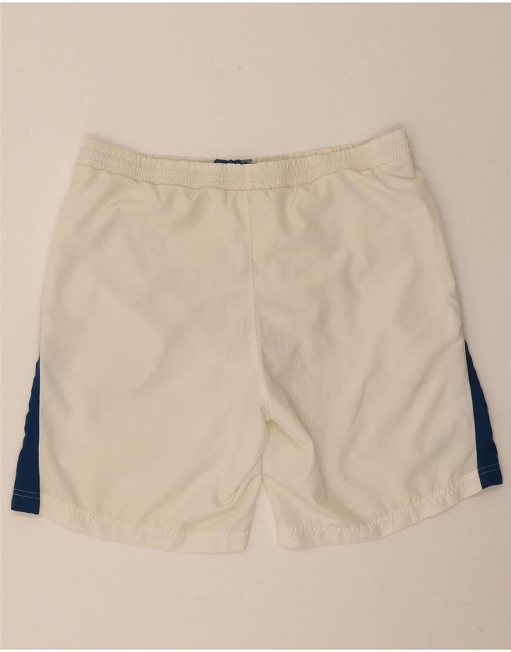 Pantaloni scurți sport pentru bărbați Adidas, mediu alb, poliester color bloc
