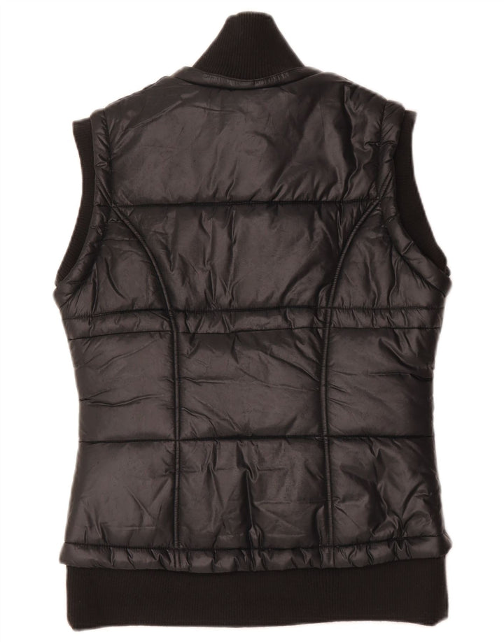 Gilet căptușit pentru femei Adidas IT 44 Poliester mediu negru