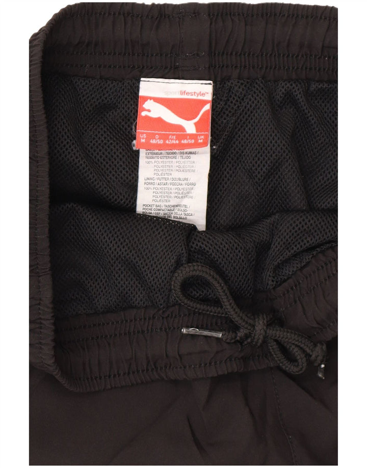 Pantaloni scurți sport Puma pentru bărbați, poliester mediu negru
