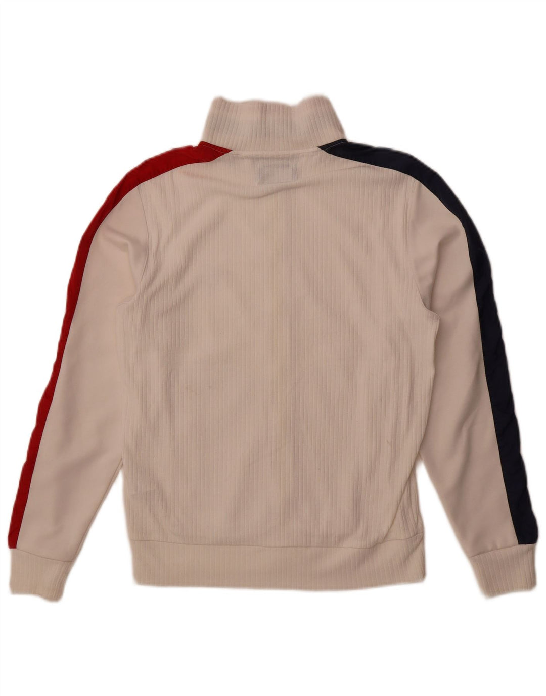 Sergio Tacchini Trening pentru bărbați Jachetă de top, mică, albă, din poliester