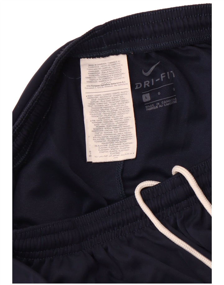 Pantaloni de trening NIKE Dri Fit pentru bărbați, mari, albastru, poliester