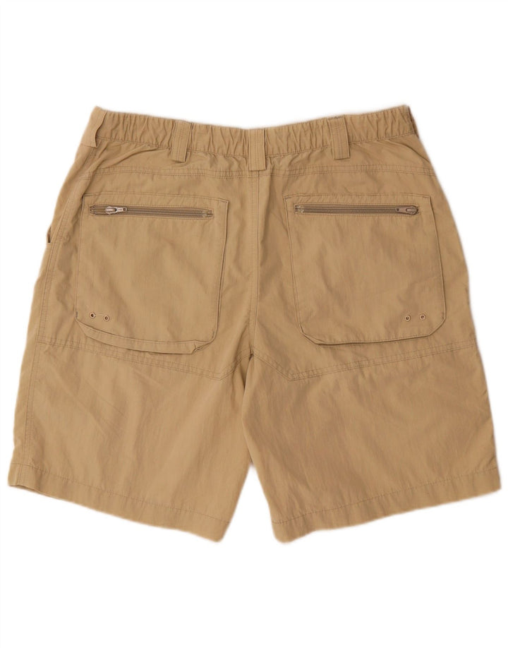 MARKS & SPENCER Pantaloni scurți cargo pentru bărbați W34, mare, bej, bumbac