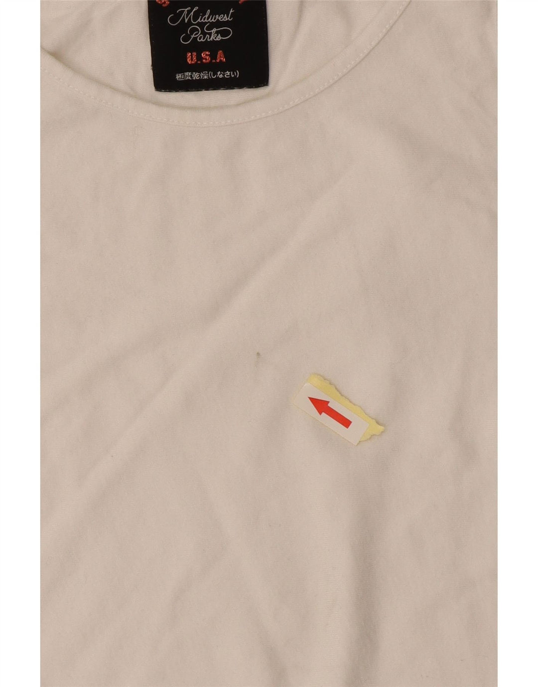 Tricou Superdry Femei Regular Fit Top UK 6 XS Bumbac alb