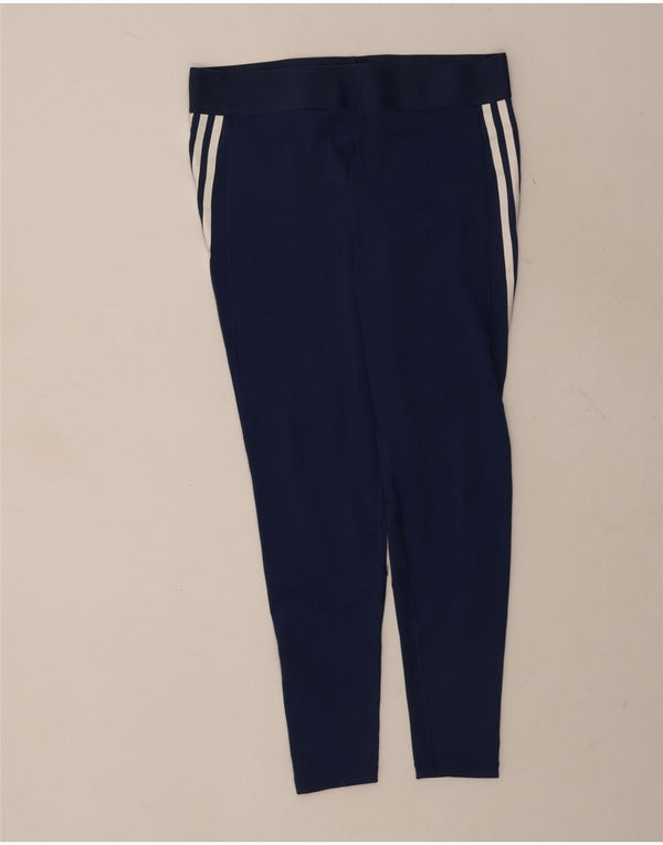 Leggings Aeroready pentru femei Adidas Marea Britanie 16/18, mare, bleumarin