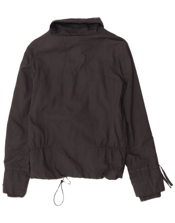 Jachetă de vânt pentru femei Nike UK 8/10 Small Black Nylon