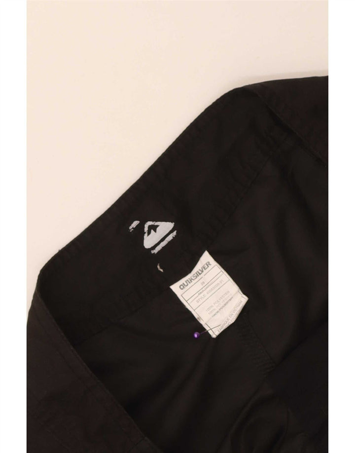 Pantaloni scurți de înot grafic Quiksilver pentru bărbați, poliester negru mic