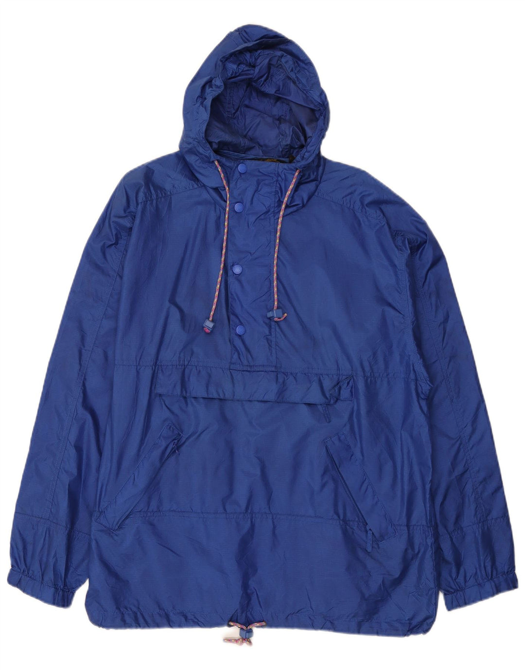 Jachetă de ploaie cu glugă pentru bărbați Eddie Bauer, UK 38, nailon albastru mediu