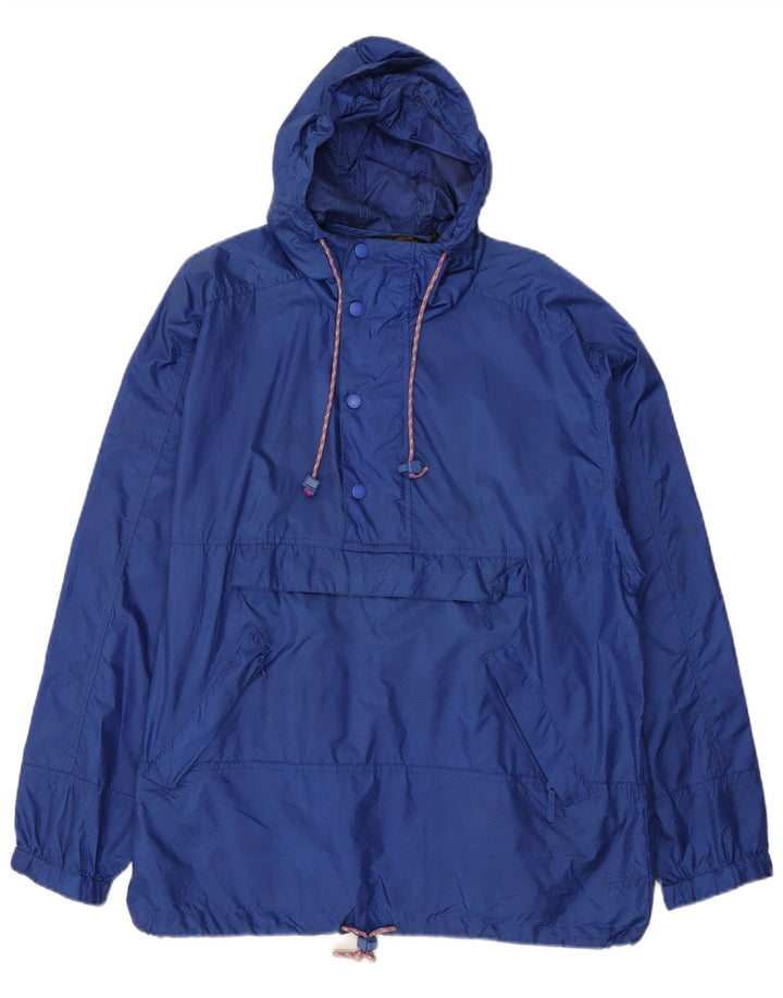 Jachetă de ploaie cu glugă pentru bărbați Eddie Bauer, UK 38, nailon albastru mediu