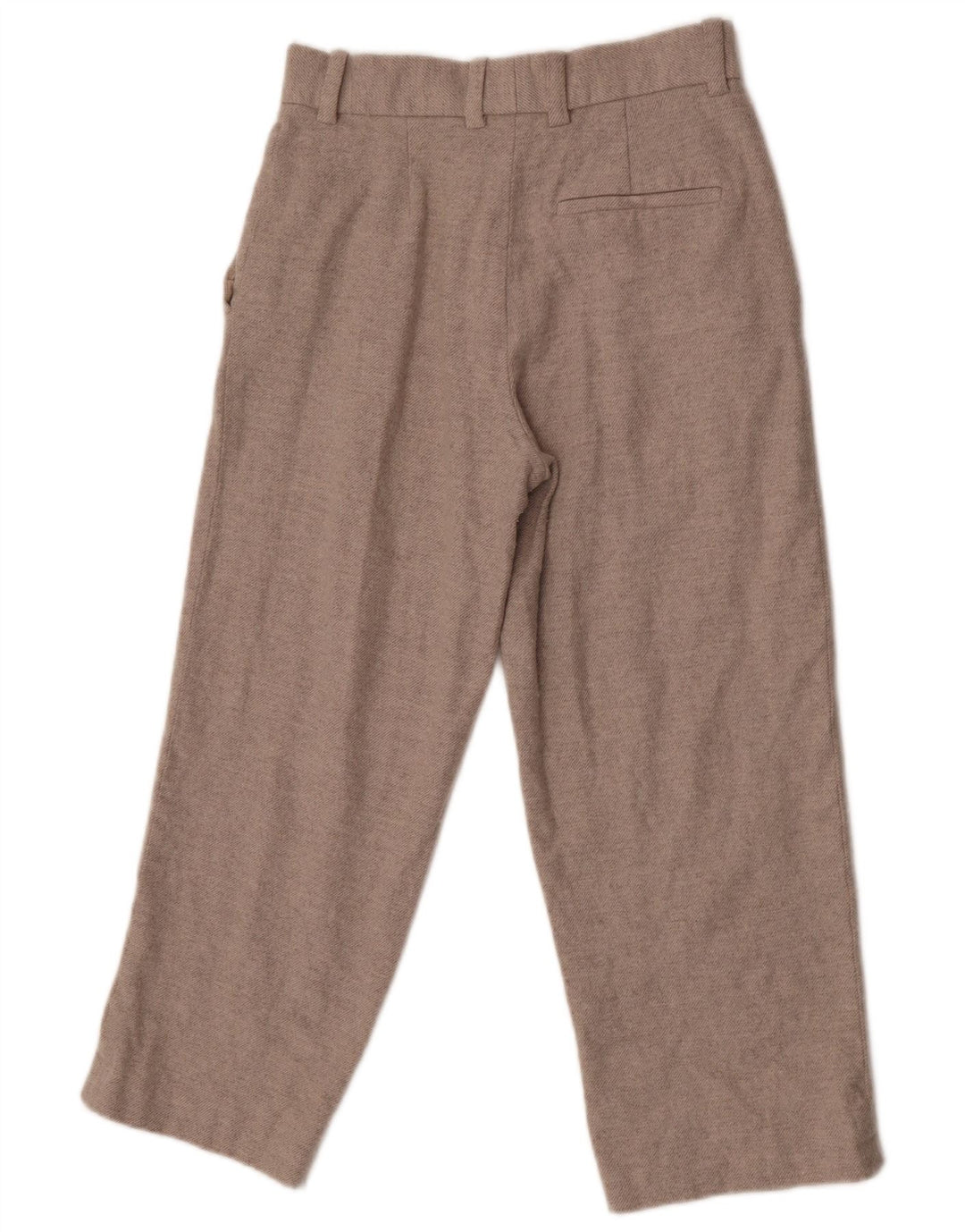 Pantaloni tăiați Cos pentru damă EU 36 Mici L26 L24 Lână bej