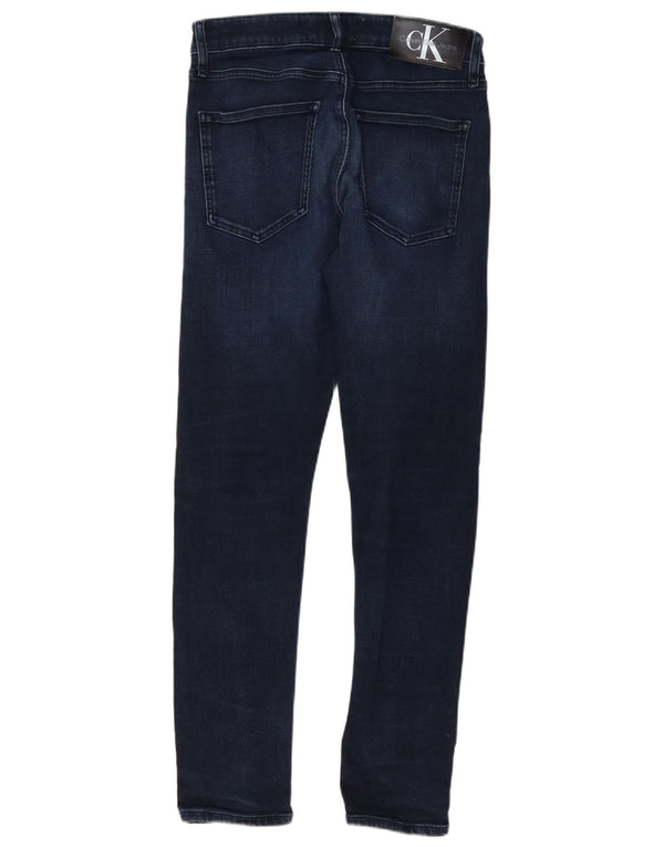Blugi skinny pentru bărbați Calvin Klein W32 L30 bumbac bleumarin