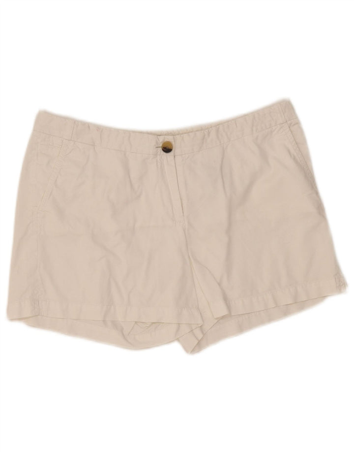 Pantaloni scurti chino Tommy Hilfiger pentru femei US 8 Medium W32 Bumbac alb
