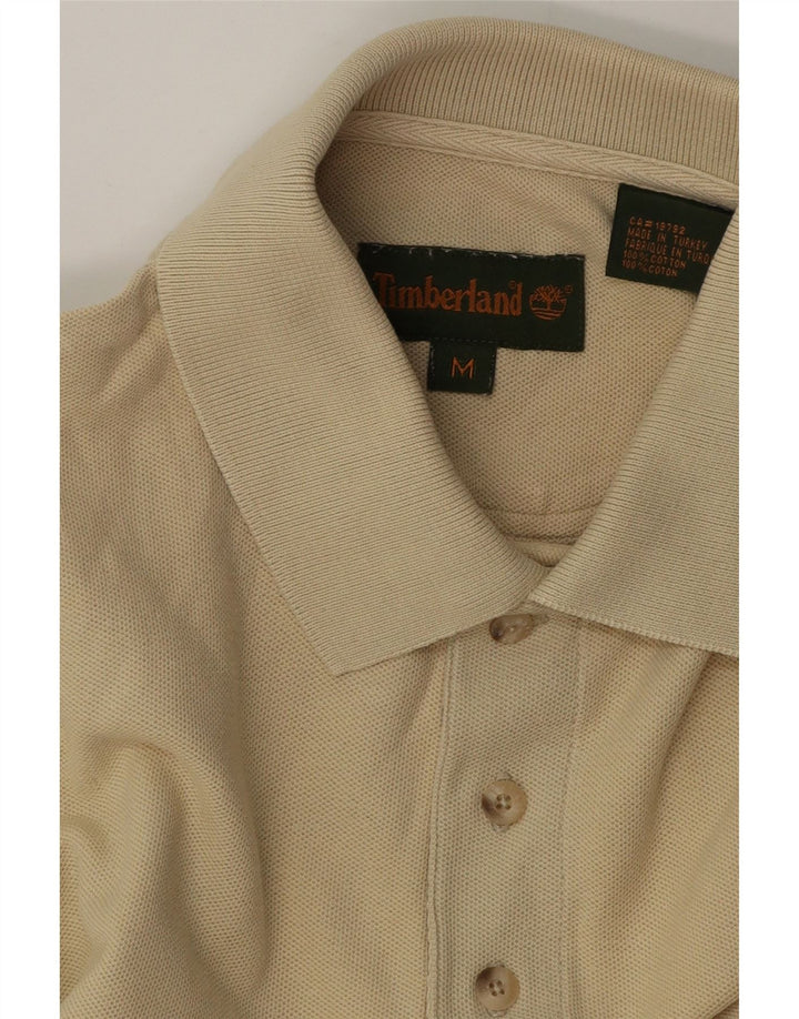 Tricou polo pentru bărbați Timberland, bumbac alb, mediu