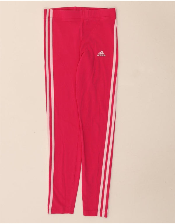 Leggings pentru fete Adidas 11-12 ani roz