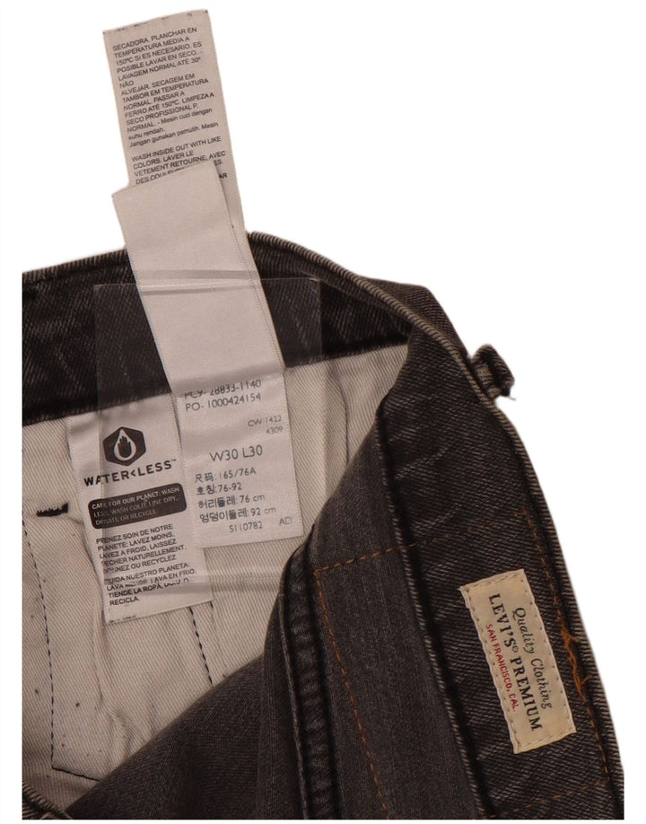 Levi's 512 Slim Tapered Jeans W30 L30 bumbac gri