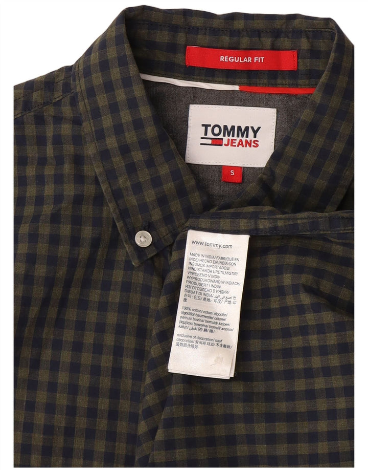 Cămașă pentru bărbați Tommy Hilfiger, cu tăiere obișnuită, mică, bleumarin, din bumbac