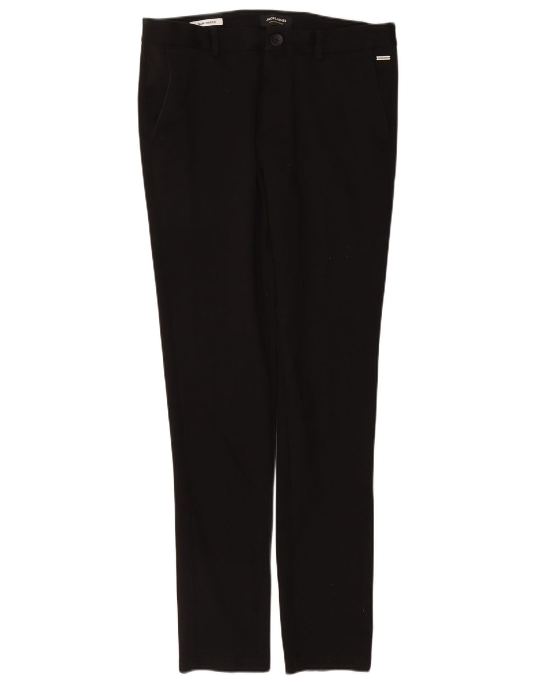 Pantaloni chino subțiri Jack & Jones pentru femei L32 L34 Poliester negru