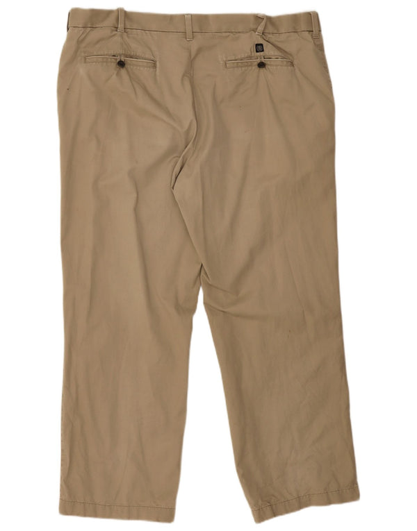 Marks & Spencer Pantaloni Chino Drepți Blue Harbour pentru bărbați L40 L29 Kaki
