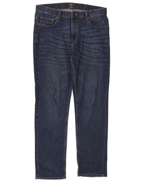 Ben Sherman Blugi pentru bărbați Drepți W36 L31 Bumbac bleumarin