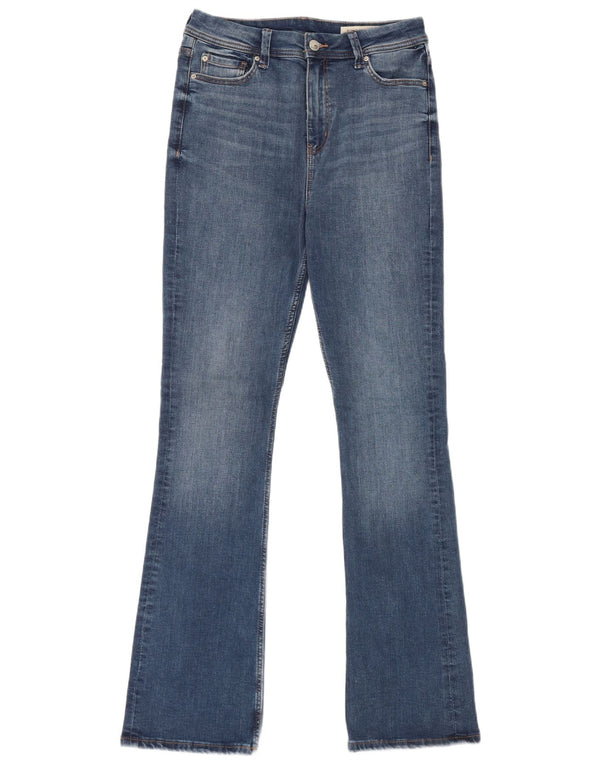 Marks & Spencer Blugi lungi și evazați pentru femei UK 12 Medium W28 L32 Albastru