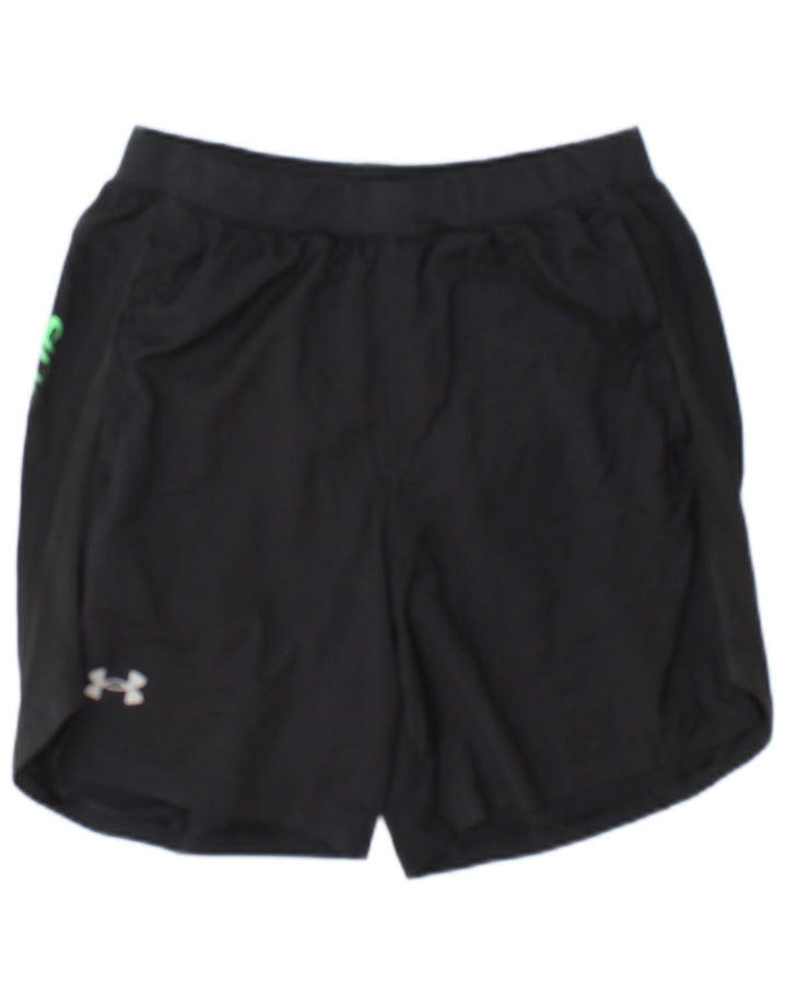 Pantaloni scurți sport grafic Under Armour pentru bărbați, albastru bleumarin mediu