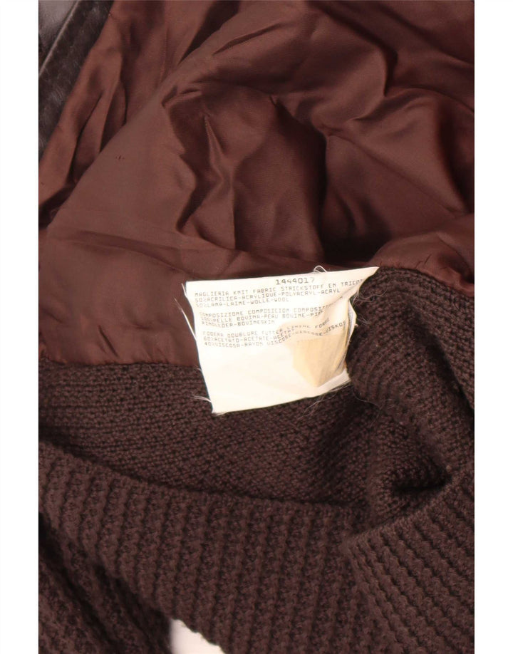 Sacou penny Pull pentru femei, cu 5 nasturi, IT 42 maro mediu acrilic