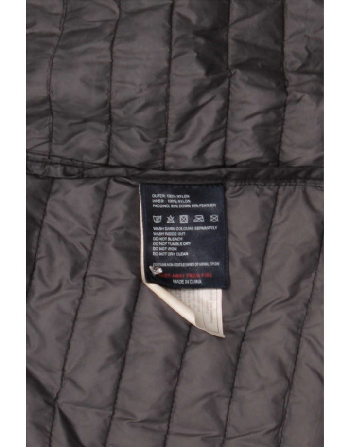 Palton căptușit cu glugă Puffa pentru femei UK 8, mic, negru, nailon