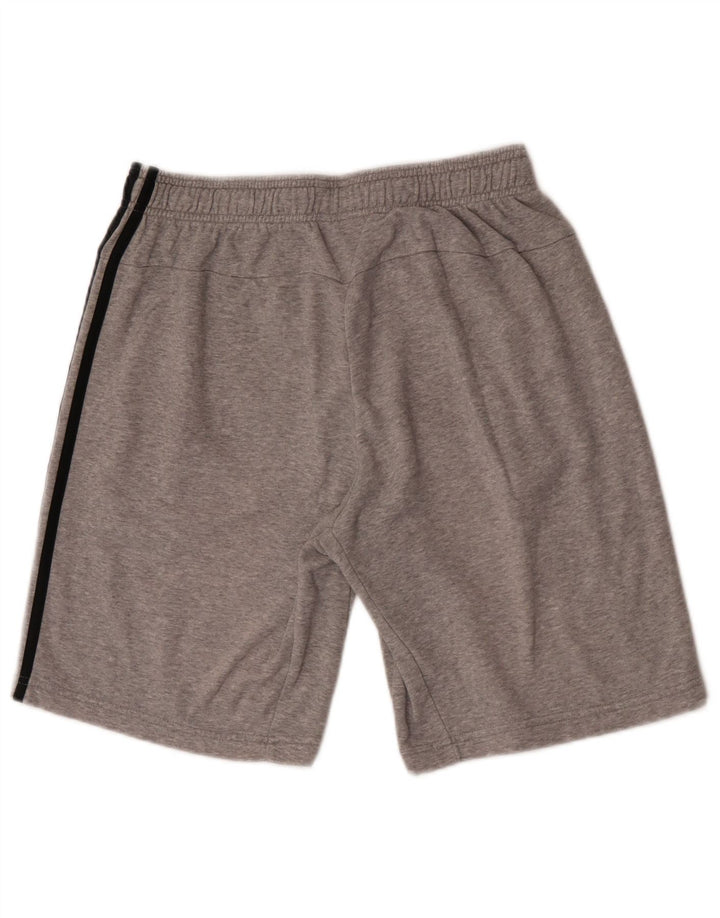 Pantaloni scurți sport pentru bărbați Adidas, bumbac gri mediu