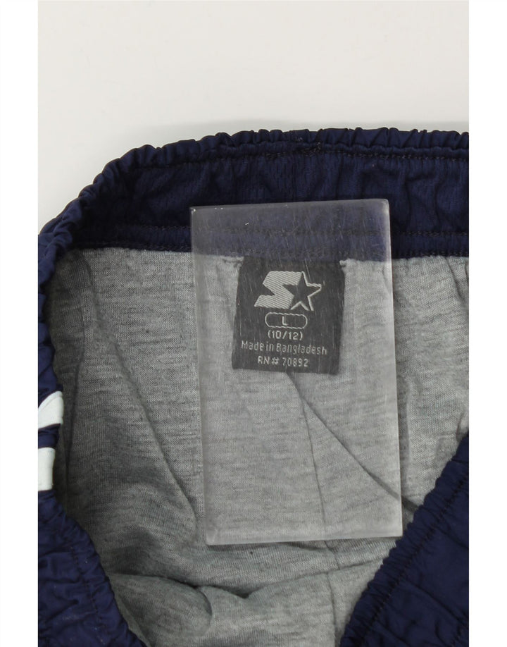 Pantaloni de trening Starter Băieți 10-11 ani Poliester mari bleumarin